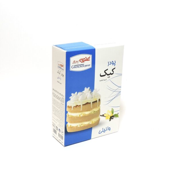 90B7FF5F-BF67-46A6-85A9-C6C37D4C7D74-scaled-1.jpeg خلیط الكيك بالطعم الفانيلا - 500 غرام - الصورة 1