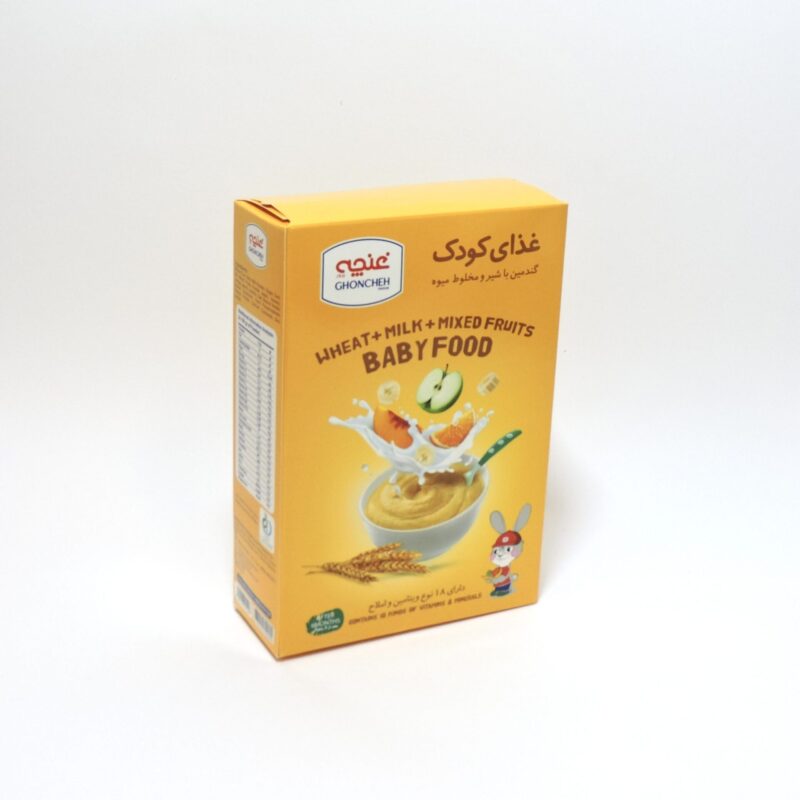 غذای کودک گندمین با شیر و میوه مخلوط- 250 گرم