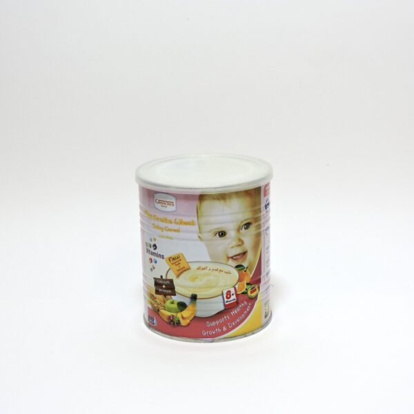 Mix fruits wheat - غذای کودک گندمین با مخلوط میوه - قوطی - تصویر 1