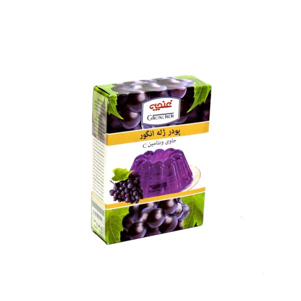-انگور-100گرمی.jpg Grape Gelatin Dessert mix - 100 gram - Image 1