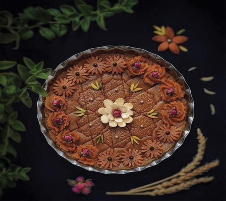 حلوای نیمه آماده 350 گرمی غنچه پرور